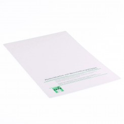 100 Abdeckpappen DIN A4 mit Beschriftungsklappe 