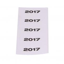 5 selbstklebende Jahreszahlen 4,5 cm 