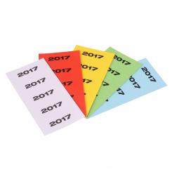 5 selbstklebende Jahreszahlen 5,0 cm 