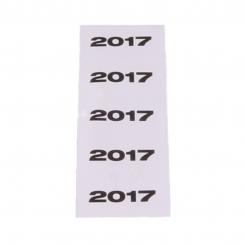 5 selbstklebende Jahreszahlen 3,4 cm 