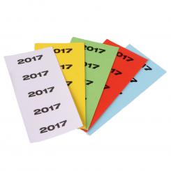 5 selbstklebende Jahreszahlen 6,1 cm 